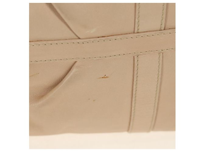 Bulgari Borsa BVLGARI Chandra in Pelle 2way Beige Gold Auth 184697A D'oro - vista 6