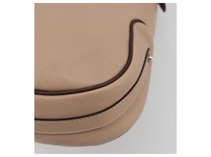 Borsa a Spalla Salvatore Ferragamo Gancini in Pelle Rosa Argento Auth 185154A - vista 16