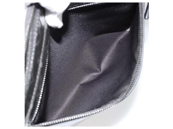 LOUIS VUITTON Monogram Eclipse Glaze Pochette Cosmos Black M63373 Auth BA13371 Nero - vista 21
