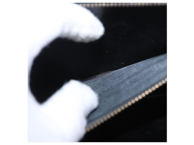 Céline Borsa a Spalla CELINE Horse Carriage in Pelle Nera e Oro Auth 185494 Nero D'oro - vista 12