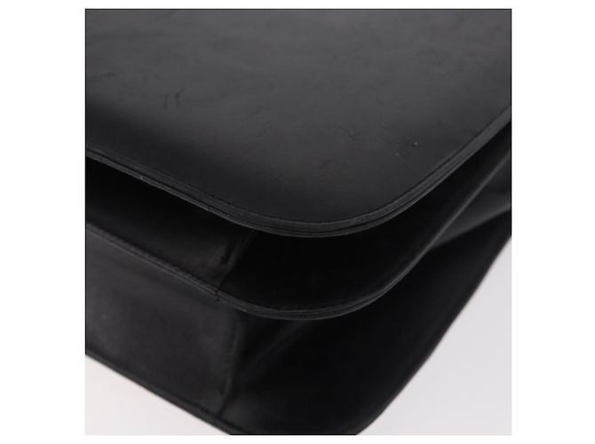 Céline Borsa a Spalla CELINE Horse Carriage in Pelle Nera e Oro Auth 185494 Nero D'oro - vista 16
