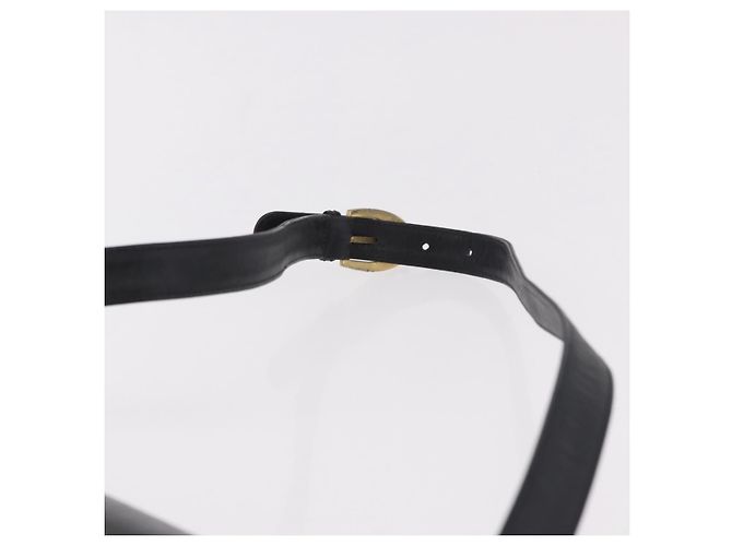 Céline Borsa a Spalla CELINE Horse Carriage in Pelle Nera e Oro Auth 185494 Nero D'oro - vista 8