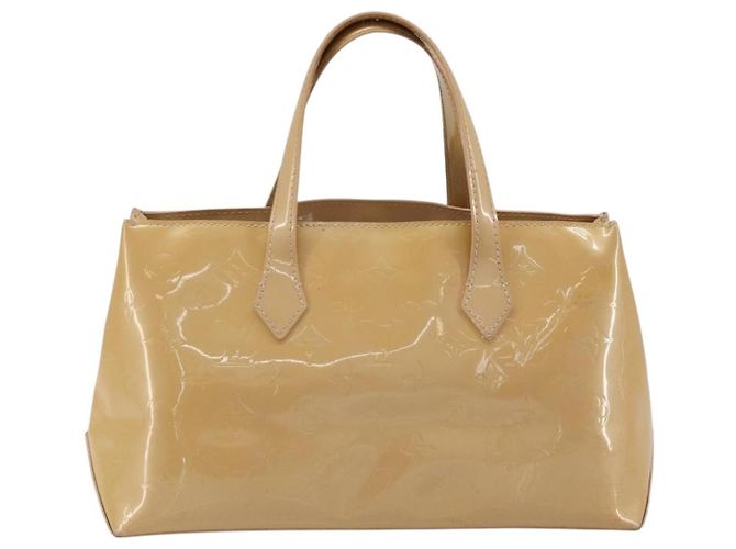 LOUIS VUITTON Borsa Vernis Wilshire PM Rose Flow Lantern M91642 Auth ka4676A - vista 2