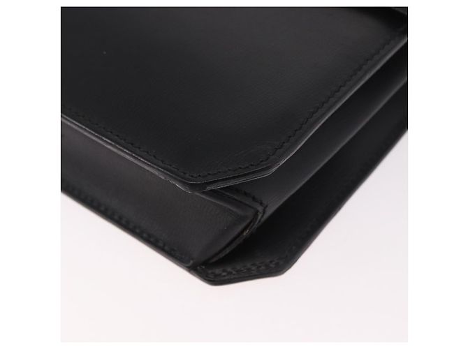 Borsa a tracolla Salvatore Ferragamo in pelle nera e argento Auth bs35511 Nero - vista 15