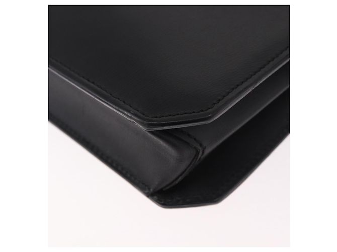 Borsa a tracolla Salvatore Ferragamo in pelle nera e argento Auth bs35511 Nero - vista 17