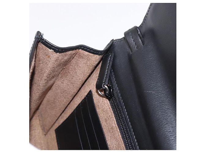 Borsa a tracolla Salvatore Ferragamo in pelle nera e argento Auth bs35511 Nero - vista 21