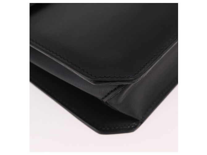 Borsa a tracolla Salvatore Ferragamo in pelle nera e argento Auth bs35511 Nero - vista 9