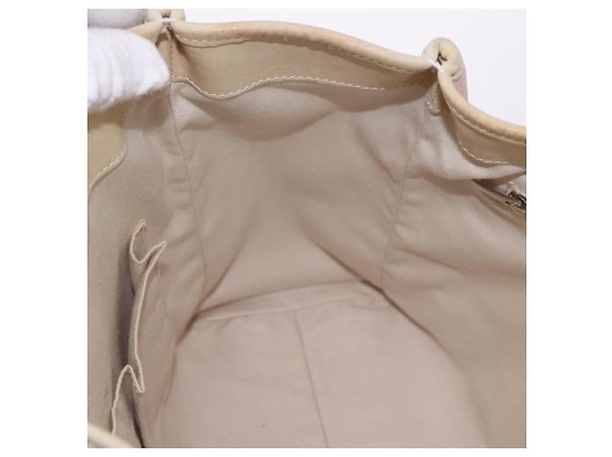 Borsa Salvatore Ferragamo Gancini in Pelle e PVC Rosa Argento Auth BA13376 - vista 18