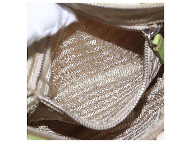 Borsa a Spalla PRADA Nylon Verde Argento Autentica 184559V - vista 24