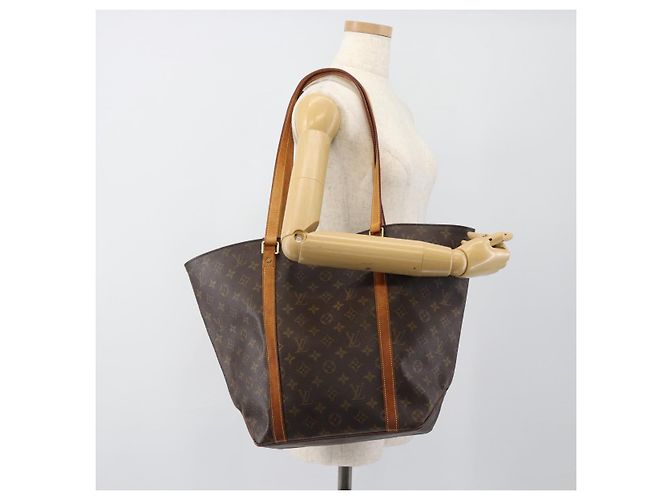 LOUIS VUITTON Monogram Sac Shopping Tote Bag M51108 LV Auth 184771 Monogramma - vista 24