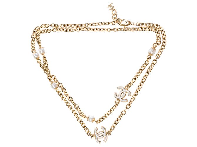 Joias CHANEL CC em Metal Dourado - 103607 - vista 5