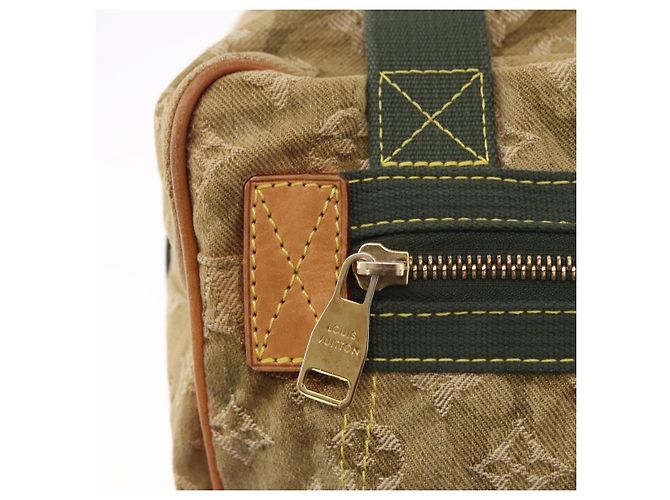 LOUIS VUITTON Monogram Fragrance Jasmine Hand Bag Khaki M95772 LV Auth 185452SAV Cachi - vista 18