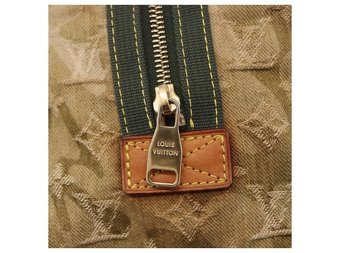 LOUIS VUITTON Monogram Fragrance Jasmine Hand Bag Khaki M95772 LV Auth 185452SAV Cachi - vista 19