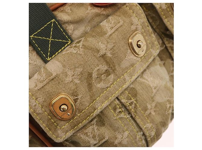 LOUIS VUITTON Monogram Fragrance Jasmine Hand Bag Khaki M95772 LV Auth 185452SAV Cachi - vista 21