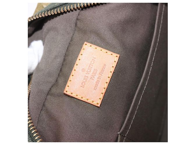 LOUIS VUITTON Monogram Fragrance Jasmine Hand Bag Khaki M95772 LV Auth 185452SAV Cachi - vista 23