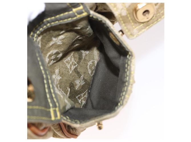 LOUIS VUITTON Monogram Fragrance Jasmine Hand Bag Khaki M95772 LV Auth 185452SAV Cachi - vista 27