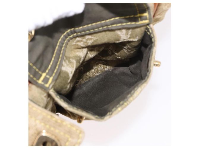 LOUIS VUITTON Monogram Fragrance Jasmine Hand Bag Khaki M95772 LV Auth 185452SAV Cachi - vista 28