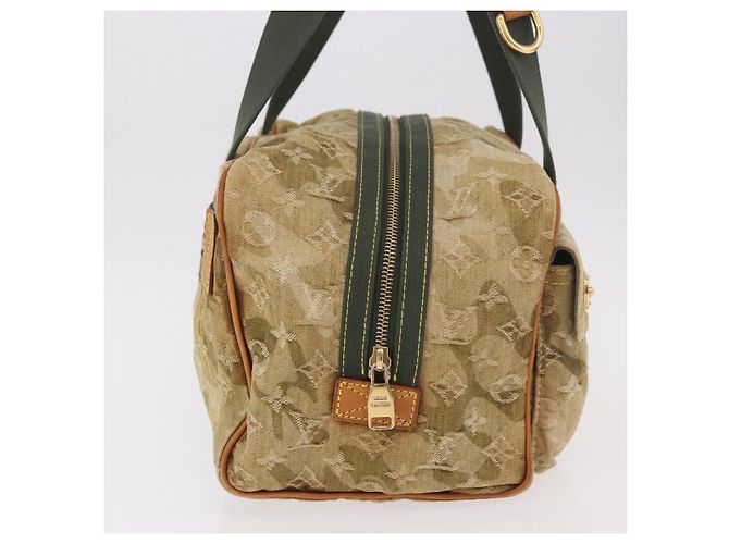 LOUIS VUITTON Monogram Fragrance Jasmine Hand Bag Khaki M95772 LV Auth 185452SAV Cachi - vista 4