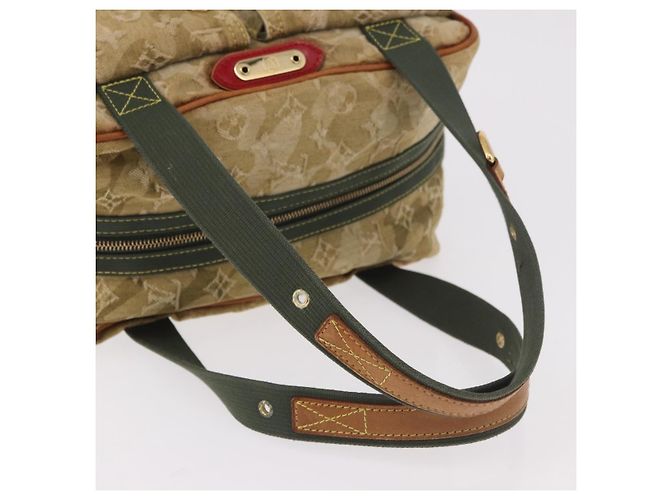 LOUIS VUITTON Monogram Fragrance Jasmine Hand Bag Khaki M95772 LV Auth 185452SAV Cachi - vista 7