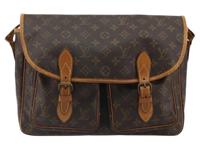 LOUIS VUITTON Borsa a Spalla Monogram Gibeciere MM M42247 LV Auth bs35565 Monogramma - vista 13
