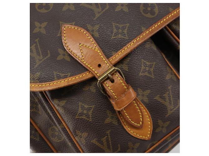 LOUIS VUITTON Borsa a Spalla Monogram Gibeciere MM M42247 LV Auth bs35565 Monogramma - vista 17