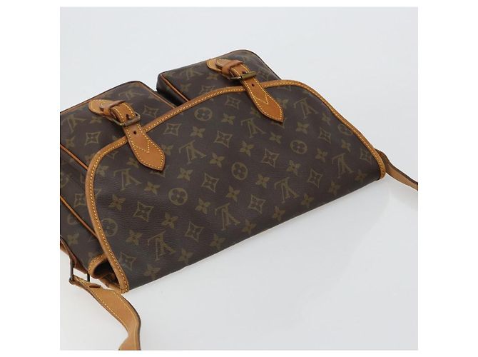 LOUIS VUITTON Borsa a Spalla Monogram Gibeciere MM M42247 LV Auth bs35565 Monogramma - vista 6