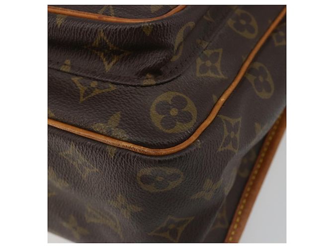 LOUIS VUITTON Borsa a Spalla Monogram Gibeciere MM M42247 LV Auth bs35565 Monogramma - vista 9