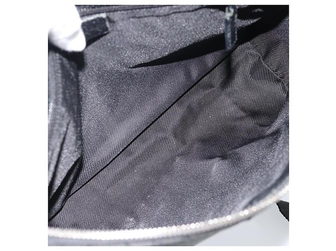 Borsa a Spalla GUCCI GG Canvas Nera Argento 114273 Auth bs35495 Nero - vista 11