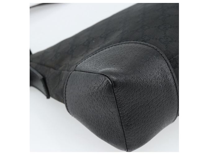 Borsa a Spalla GUCCI GG Canvas Nera Argento 114273 Auth bs35495 Nero - vista 16