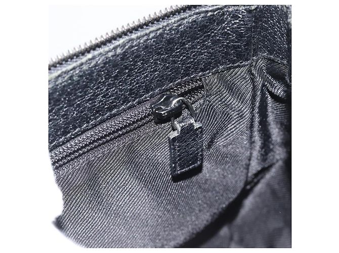 Borsa a Spalla GUCCI GG Canvas Nera Argento 114273 Auth bs35495 Nero - vista 20