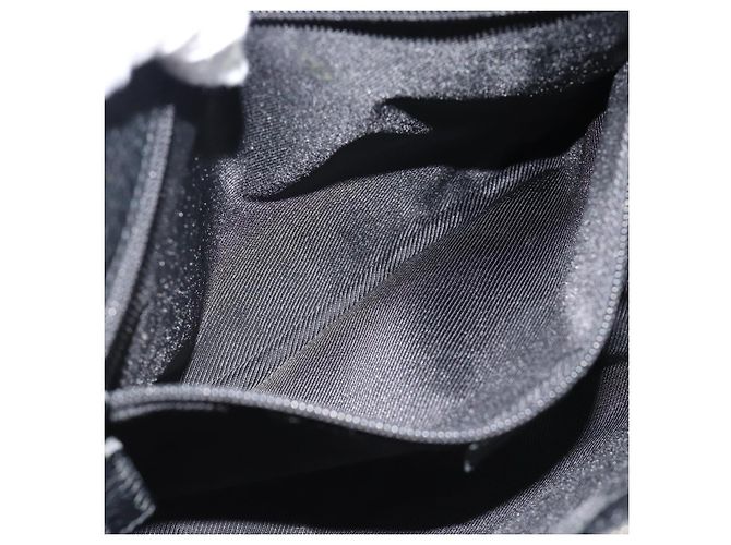 Borsa a Spalla GUCCI GG Canvas Nera Argento 114273 Auth bs35495 Nero - vista 21