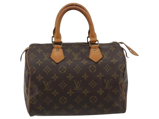 LOUIS VUITTON Borsa Monogram Speedy 25 M41528 LV Auth 184357A Monogramma - vista 13