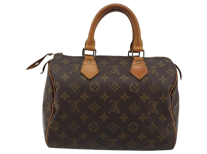 LOUIS VUITTON Borsa Monogram Speedy 25 M41528 LV Auth 184357A Monogramma - vista 2