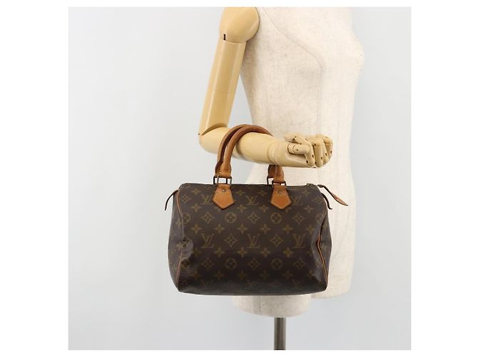 LOUIS VUITTON Borsa Monogram Speedy 25 M41528 LV Auth 184357A Monogramma - vista 22