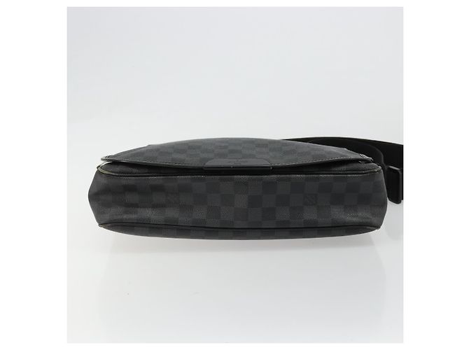 LOUIS VUITTON Borsa a Spalla Daniel MM Damier Graphite N58029 LV Auth 185180 Damier ebene - vista 5