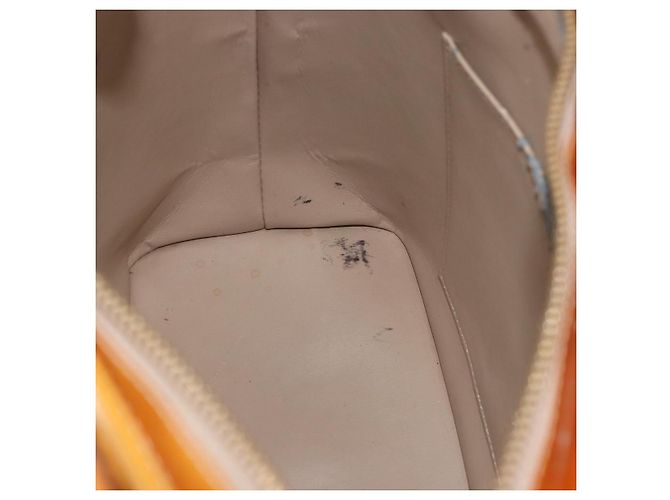 LOUIS VUITTON Borsa Monogram Vernis Houston Beige M91004 LV Auth ep14730 - vista 11