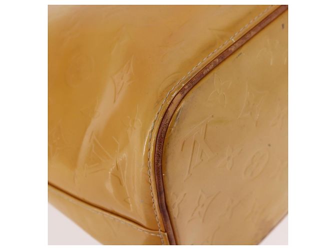 LOUIS VUITTON Borsa Monogram Vernis Houston Beige M91004 LV Auth ep14730 - vista 17