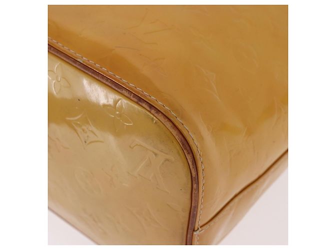 LOUIS VUITTON Borsa Monogram Vernis Houston Beige M91004 LV Auth ep14730 - vista 18