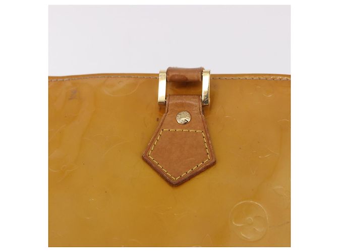 LOUIS VUITTON Borsa Monogram Vernis Houston Beige M91004 LV Auth ep14730 - vista 19