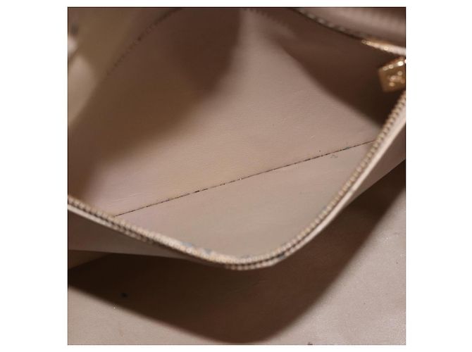 LOUIS VUITTON Borsa Monogram Vernis Houston Beige M91004 LV Auth ep14730 - vista 26