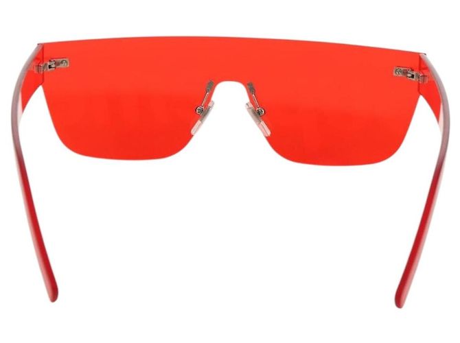 LOUIS VUITTON Gafas de sol Monogram LV x Supreme Citymark SP de plástico Auth 184270SM Roja - vista 2