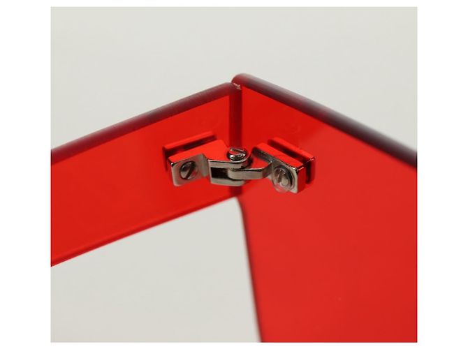 LOUIS VUITTON Gafas de sol Monogram LV x Supreme Citymark SP de plástico Auth 184270SM Roja - vista 23