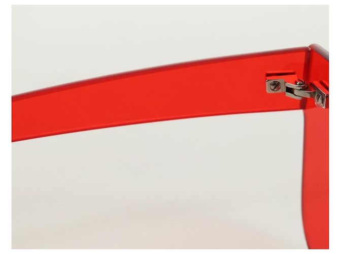 LOUIS VUITTON Gafas de sol Monogram LV x Supreme Citymark SP de plástico Auth 184270SM Roja - vista 24