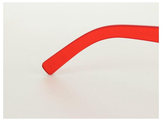 LOUIS VUITTON Gafas de sol Monogram LV x Supreme Citymark SP de plástico Auth 184270SM Roja - vista 25