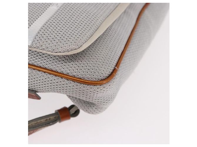Zaino PRADA Sports Line Canvas Silver Auth bs35592 Argento - vista 16