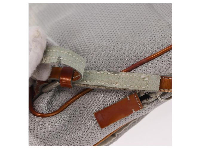 Zaino PRADA Sports Line Canvas Silver Auth bs35592 Argento - vista 20