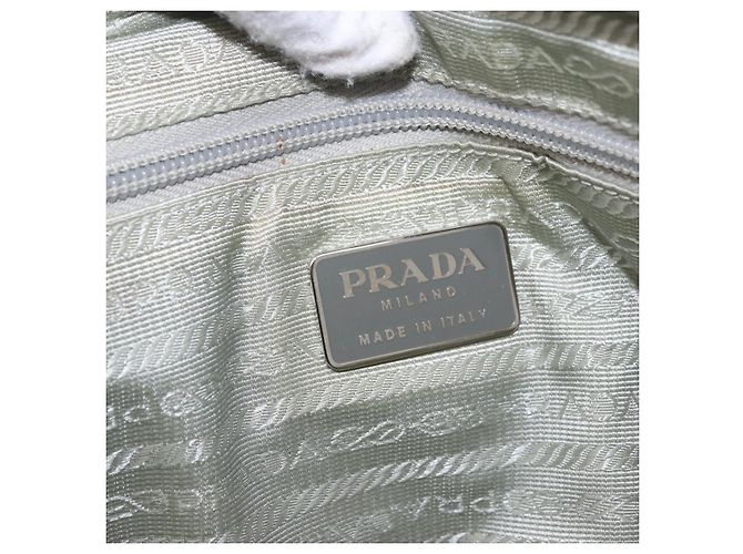 Zaino PRADA Sports Line Canvas Silver Auth bs35592 Argento - vista 24