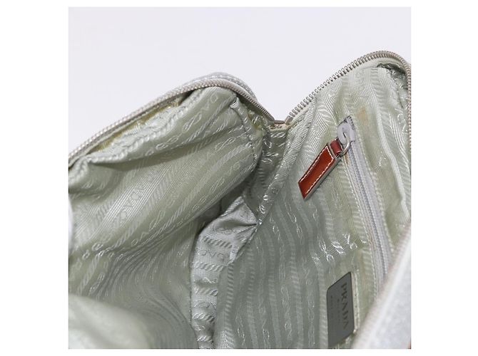 Zaino PRADA Sports Line Canvas Silver Auth bs35592 Argento - vista 26