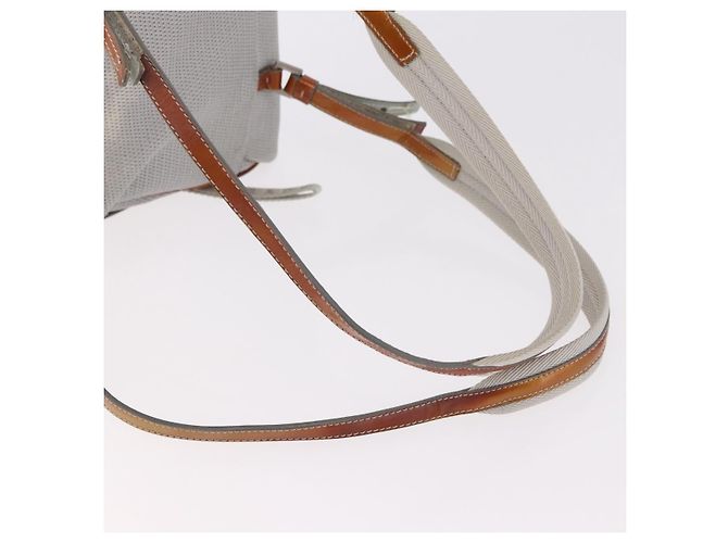 Zaino PRADA Sports Line Canvas Silver Auth bs35592 Argento - vista 7