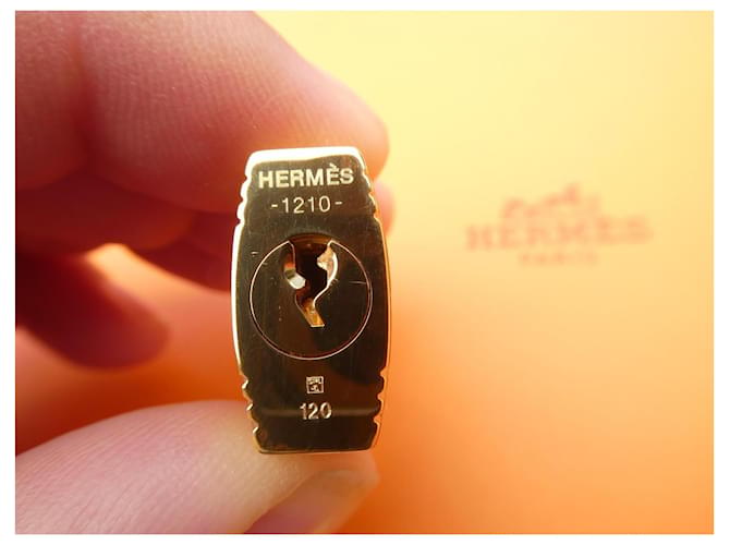 Lucchetto Hermès dorato e chiavi D'oro - vista 3